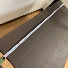 デスク 収納棚付き机の画像