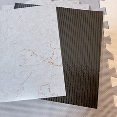 【未使用品】フロアタイル 置くだけ 大理石 フローリングシート 接着剤不要 DIY 42枚の画像