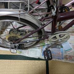 折りたたみ自転車の画像