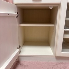 ニトリ レンジボード 食器棚の画像