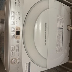 縦型の洗濯機(容量6キロタイプ)お譲りしますの画像