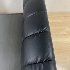 ニトリ セミダブルソファ型ベットフレームの画像