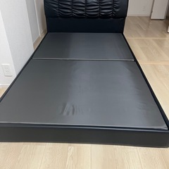ニトリ セミダブルソファ型ベットフレームの画像
