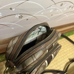 coachショルダーバックの画像