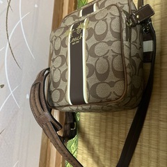 coachショルダーバックの画像