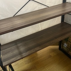 nポルダ 黒　幅80センチ　ハンガー掛けの画像