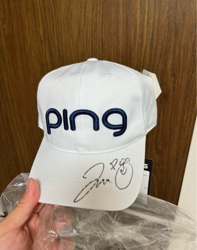 ping  大出瑞月プロ　サイン入りキャップ