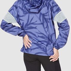 定価¥8,800 タグ付未使用品 UNDER ARMOUR UAメッシュ ライナー プリント フーディー　SMの画像