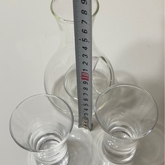 冷酒用　氷の入る徳利とおちょこのセットの画像