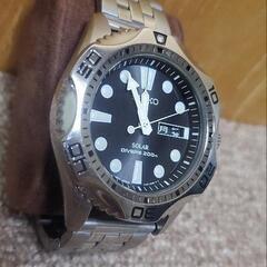 SEIKO ダイバーズ ソーラー 腕時計の画像
