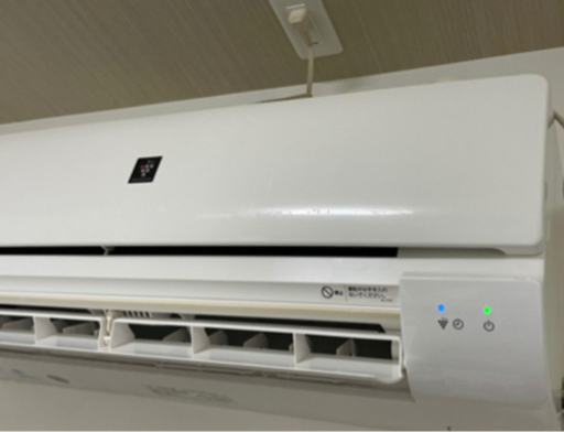予約済み　　取付込み！　エアコン ② 2020年 2.2kw(6畳〜8畳、主に6畳) シャープ除菌イオンプラズマクラスター内蔵