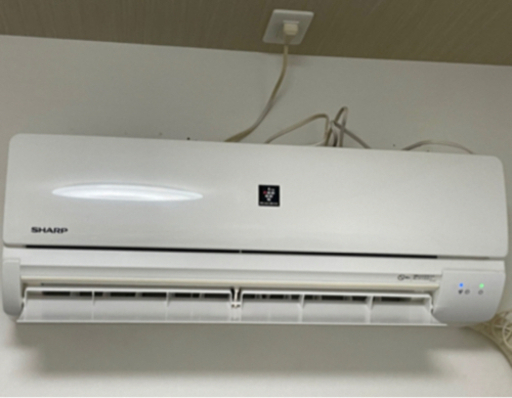 予約済み　　取付込み！　エアコン ② 2020年 2.2kw(6畳〜8畳、主に6畳) シャープ除菌イオンプラズマクラスター内蔵
