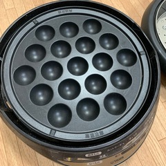 ホットプレート 4変形 たこ焼き器 焼肉 TIGER CQG-B300の画像