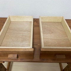 木製テーブル&椅子セットの画像