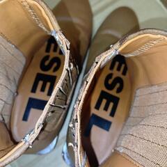 ★DIESEL★サイドゴアショートブーツ★23.5cmの画像