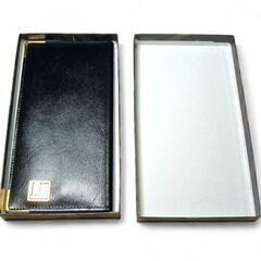 dunhill 二つ折り財布 ブラックの画像