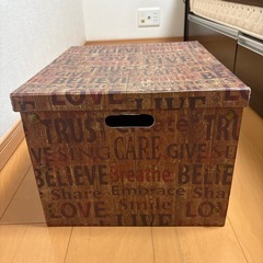 折りたたみ式、組立収納ボックス、取って付きの画像