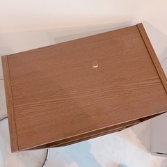 無料★ウォールナット　カラーBOX 3段　カラボの画像