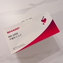 新品未使用★シャープ 不織布マスク50枚　MA-1050 (普通)の画像