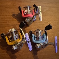 タカミヤ (TAKAMIYA) BN-1 小型糸付きリール 3色セット　スピニングリールの画像