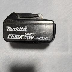 中古　マキタ　純正　18vバッテリーの画像