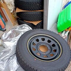 スタッドレスタイヤ4本ホイール付き　スズキ　ジムニー専用175/80R 16U.S.の画像