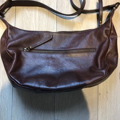 ☆美品☆ ダコタ ショルダーバッグ レザー イントレチャート 三日月 ブラウンの画像