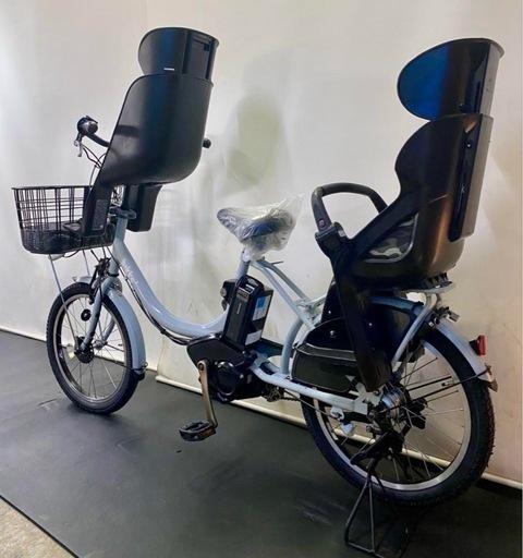 1年保証 送料無料　ブリヂストン　ビッケ2 20インチ　水色　電動アシスト自転車　g830