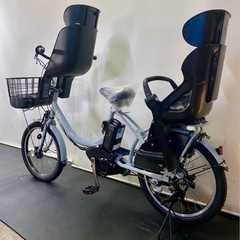 1年保証 送料無料　ブリヂストン　ビッケ2 20インチ　水色　電動アシスト自転車　g830の画像