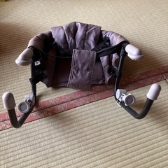 【西松屋】背もたれ付き テーブルチェア ベビーチェア 折りたたみの画像