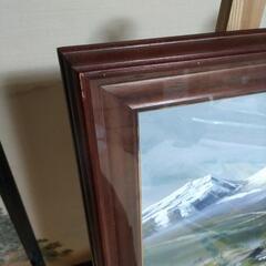 絵画、浅間山【塩原拓治】【浅間山麓初夏】の画像