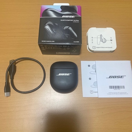 【美品】【第２世代】Bose Quietcomfort Ultra Earbuds 2nd Gen BLACK