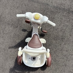 iimo tricycle（イーモ）折りたたみ式三輪車　ホワイトの画像
