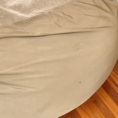 無印用品ビーズクッションの画像
