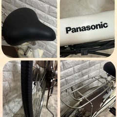 🌸美品🌸室内保管🌈大容量バッテリー8Ah🌸パナソニック　ビビ　🌸電動自転車26の画像