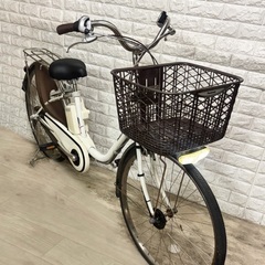 🌸美品🌸室内保管🌈大容量バッテリー8Ah🌸パナソニック　ビビ　🌸電動自転車26の画像