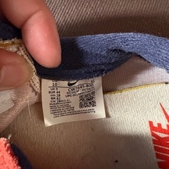 Nike カジュアルスニーカー オレンジ/ネイビの画像