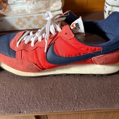 Nike カジュアルスニーカー オレンジ/ネイビの画像