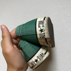 オールスター　コンバース　スニーカー　緑の画像
