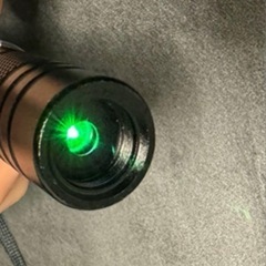 レーザーポインター USB充電式　高出力 緑 グリーン③の画像