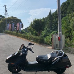 新入庫★フュージョンx  黒　社外マフラー★の画像