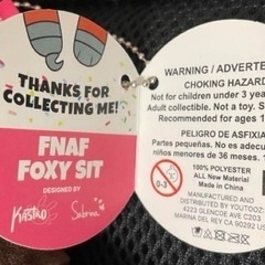 FNAF Youtooz フォクシー ぬいぐるみの画像