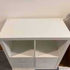 白　棚　IKEAの画像