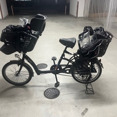 子供乗せ自転車の画像