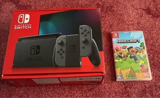 Nintendo Switch Joy-Con（L/R）グレー ＋ マイクラソフト付き