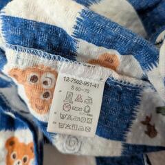 ミキハウス甚平🐻60-70cmの画像