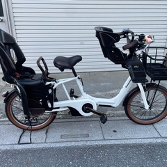 試乗🉑新車仕上げ⭐️中古子供乗せ電動自転車 パナソニックギュットアニーズの画像