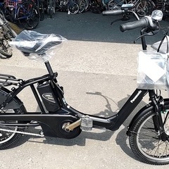 試乗🉑新車仕上げ⭐️中古子供乗せ電動自転車 パナソニックギュットアニーズの画像