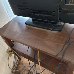アンティーク　木製テレビ台の画像