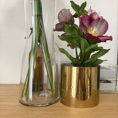 IKEA 造花 2個セット ウェルカムスペース使用 おしゃれ インテリアの画像